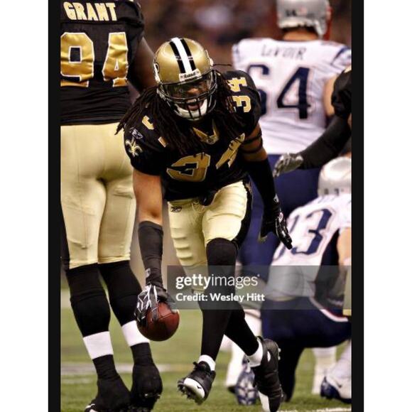 2004 Authentic Mike Mckenzie Reebok Game Issue/Use Jersey NFL New Orleans Saints - Picture 12 of 13